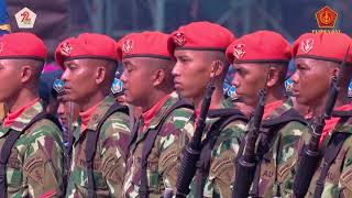 Upacara HUT TNI ke 72 Di Cilegon Banten Tahun 2017 [upl. by Nugesulo812]