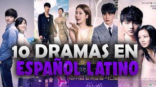 LOS 10 MEJORES DORAMAS EN ESPAÑOL LATINO [upl. by Lorsung721]