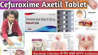 Cefuroxime axetil 500 mg  Cefuroxime axetil 500 mg tablet uses in hindi [upl. by Eelyah]