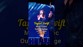 Taylor Swift Most Iconic Outfit Change of Each Year20142023 taylorswift taylorsversion shorts [upl. by Allerim]