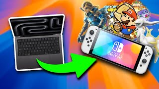 How to install games on Jailbroken Nintendo Switch using a Mac  DBInstaller amp Android File Transfer [upl. by Tadashi]