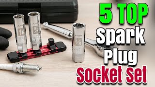 Best Magnetic Spark Plug Socket Set [upl. by Llewsor]