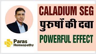 Caladium  पुरुषों की दवा  Uses of Caladium Seg 6 30 200 1000ch amp Q  Caladium Seg Benefits [upl. by Alanah635]