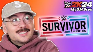 SURVIVING SURVIVOR SERIES  WWE 2K24 MyGM Mode Gameplay Ep 11 [upl. by Daisy337]