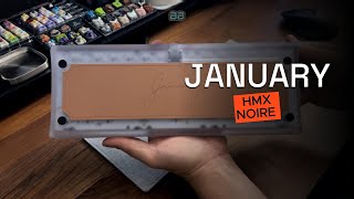 January with HMX Noire switches [upl. by Bertila]