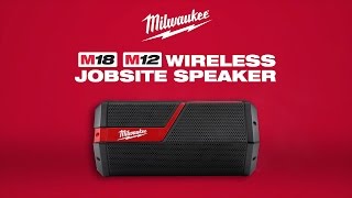 Milwaukee® M18™M12™ Wireless Jobsite Speaker [upl. by Wolfgang]