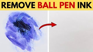 How to Remove Ball Pen Marks and Ink Stain from Wall Without Removing Paint [upl. by Kassi]