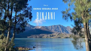 Drone Footage Rinjani Mountain  DANAU SEGARA ANAK [upl. by Ylloj570]