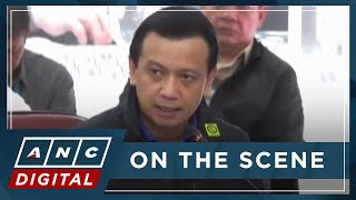 Trillanes alleges suspicious bank deposits of Duterte family  ANC [upl. by Alleul]