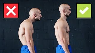 Improve Your Posture  3 Exercises Only [upl. by Eelek]