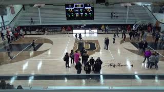 Daleville Basketball vs Indiana School for the Deaf [upl. by Annahsirhc]