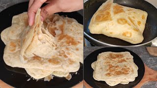 নরম তুলতুলে ফুলকো বালিশ পরোটা রেসিপি।। Bangladeshi Porota Recipe For Breakfast [upl. by Yeroc306]