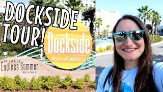 UNIVERSAL ENDLESS SUMMER DOCKSIDE INN AND SUITES RESORT AND ROOM TOUR  Two Bedroom Suite Pool View [upl. by Annayd]