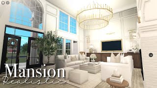 Roleplay Mega Mansion Bloxburg Speedbuild [upl. by Emlen]