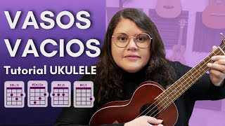 Vasos Vacios Fabulosos Cadillacs  Vicentico  Tutorial ukulele Play Along [upl. by Favrot569]