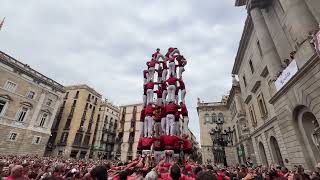 7de8 dels Castellers de Barcelona [upl. by Wilonah]