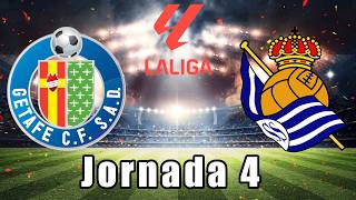 GETAFE vs R SOCIEDAD  Jornada 4  LaLiga EA Sports 2425 Liga Española  Pronóstico en FC 24 [upl. by Debra36]