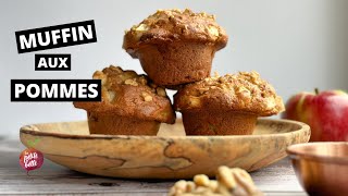 MUFFIN AUX POMMES CASSONADE ET NOIX 🍎 [upl. by Hare]