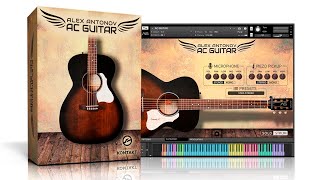 Alex Antonov AC Guitar  acoustic guitar vst kontakt sample library [upl. by Sidky107]