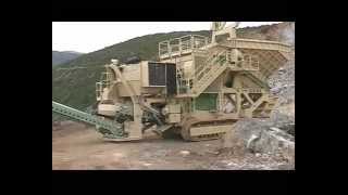 REV LARGEST MOBILE CRUSHER GCS 140B FOR QUARRIES AND MINES IN GERMANY  GRANDE FRANTOIO REV [upl. by Latsyek]