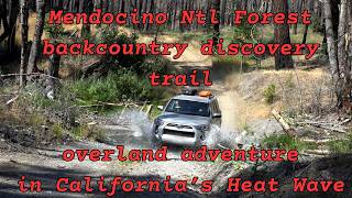 Mendocino National Forest Overland Adventure Backcountry Discovery Trail [upl. by Notffilc378]