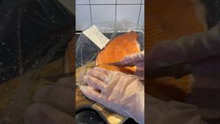 Salmon in the oven kitchen food cooking recipe salmon dinner fishfood salmon healtyfood [upl. by Hinkle]