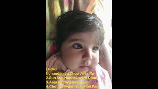 Lori chandaniya chup jana re Best Lori collection  Best lori in hindi trending cutebaby [upl. by Ahsila]