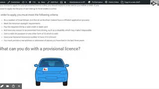 What does a provisional licence allow you to do  Fleets Insurance [upl. by Ybloc]