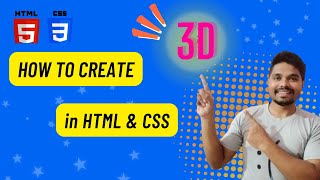 How to Create 3D using HTML and CSS [upl. by Guerra]