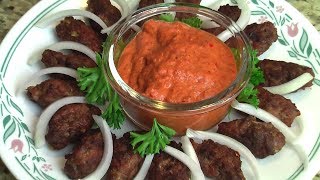 Ćevapčići with Ajvar Slovenian recipe [upl. by Combe744]