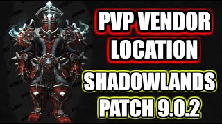 Where to find the PVP Vendors  World of Warcraft Shadowlands [upl. by Niwre]