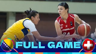 Bosnia and Herzegovina v Switzerland  Full Basketball Game  FIBA Womens EuroBasket 2025 Qualif [upl. by Letnuahs]