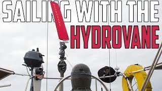 Sailing with Hydrovane selfsteer  how this windvane works [upl. by Ahtekal718]