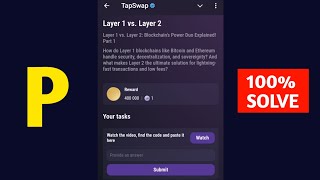 Layer 1 Vs Layer 2  Tapswap Code  Layer 1 vs Layer 2 Blockchain’s Power Duo Explained Part 1 [upl. by Adalheid423]