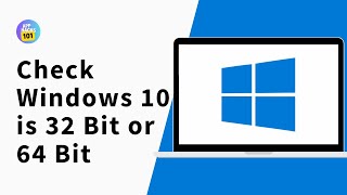 How to Check Windows 10 is 32 bit or 64 bit  tell If Your Computer is 32 or 64bit Windows [upl. by Forkey]