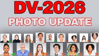 DV Lottery 2026 Photo Requirements Size Tools and Free Editor [upl. by Anayia360]