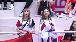 BONBON GIRLS 303 Reaction to Yifans Rhythmic Gymnastics in Super Novae Games 硬糖少女303 张艺凡 超新星运动会艺术体操 [upl. by Silrak]