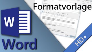 Word Formatvorlagen erstellen und bearbeiten 2017 HD [upl. by Favin]