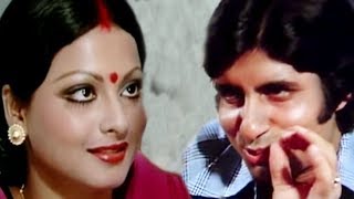 Amitabh Bachchan amp Rekhas love story  Do Anjaane  Bollywood Scene 531 [upl. by Zertnom]