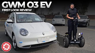 ORA 03 EV  First Look Review  PakWheels [upl. by Ssecnirp]