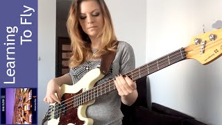 Pink Floyd  Learning To Fly bass cover Barbara Mazur [upl. by Akerue]