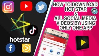 💓💓 HOW TO DOWNLOAD VIDEOS IN HOTSTAR amp ALL SOCIAL MEDIA APPS USING VIDEODER 💓💓 [upl. by Ennoved]