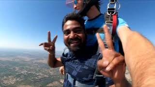 Skydive Castroville  Manikanth [upl. by Laehcym]