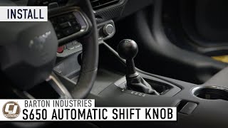 2024 Mustang  Barton Automatic Shift Knob Installation amp Howto mustang [upl. by Aksehcnarf]