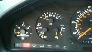 1991 Mercedes Benz R129 300SL Instrument Cluster Freakout [upl. by Olifoet]