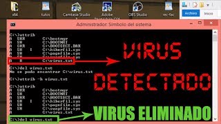 Como Eliminar Virus de Tu PC con CMD  RESUELTO [upl. by Aielam]