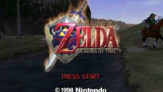 Legend of Zelda Ocarina of Time N64 Intro [upl. by Pachton977]