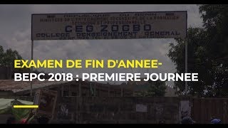 EXAMEN DE FIN DANNEE  BEPC 2018  PREMIERE JOURNEE [upl. by Ailaham57]