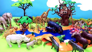 Playmobil Safari Diorama and Animals [upl. by Liss]