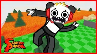 Roblox Floor is Lava AT THE PLAYGROUND Lets Play with Combo Panda [upl. by Raffo923]